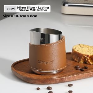 MONGDIO | Professional Stainless Steel Milk Frothing Jug