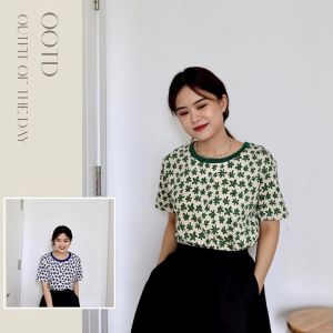 LHMonday ส่งไวอยู่ไทย เสื้อยืดแฟชั่นผู้หญิง งานแขนสั้น ดีเทลสวยเนื้อผ้านิ่มเด้ง ลวดลายสวยสับ ใส่สบาย ไม่อึดอัด ผ้าไม่หนา ไม่บางมากหมาะกับอากาศบ้านเราสุดๆ มาจัดกันด่วน