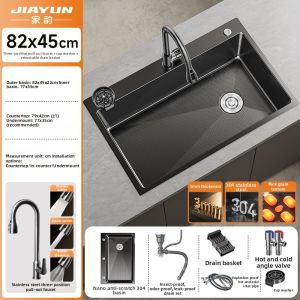 JIAYUN | Stainless Steel Sink Dual to Single Basin