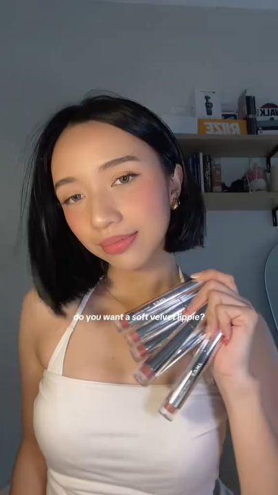 【NEW LIPTINT】JMCY Velvet Matte Liptint SPF 25 PA+++ 8h Hydration Lock Color Lipstick Eye-serum-infused  Moisturizing Non-drying Waterproof Smudge-proof Matte Lippie