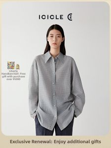 ICICLE | Summer Long Sleeve Cotton Linen Silk Plain Shirt