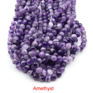 Natural Dark Purple Dream Amethysts Beads Loose Spacer 2mm 3mm 4mm 6mm 8mm10mm Stone For Jewelry Making Diy Bracelet Accessory