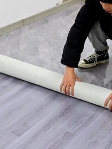 REAIM Karpet Lantai Gulung Karpet Lantai PVC Premium Serbaguna Tebal 15 MM Lebar 2M / 5M