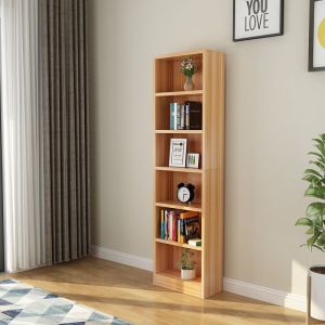 EXINHOME 4 Tier Locker Cabinet with door bookcase shelving Wooden Utility Cabinet Open Storage Cabinet Organizer large furniture wardrobe bedroom /living room locker wooden cabinet