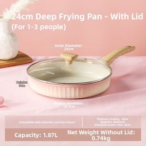 CAROTE | Titanium Non-Stick Frying Pan Stovetop Compatible