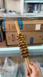 Dụng cụ Tập Yoga Massage Toàn Thân 8 Bánh Gai Gỗ Thơm Chăm Sóc Sức Khỏe MH868 Cây Lăn Massage Dài 40cm Gỗ Tự Nhiên Mát Xa Huyệt Đạo Giảm Căng Thẳng Mệt Mỏi