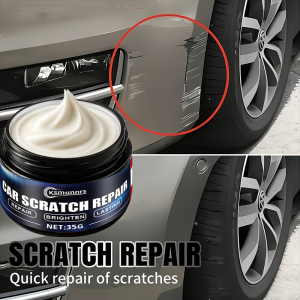 35g Scratch Remover Wax & Polish Kit - Shine Restoration for Car & Motorcycle Metal Surfaces Fast Surface Renew & Long-Lasting
