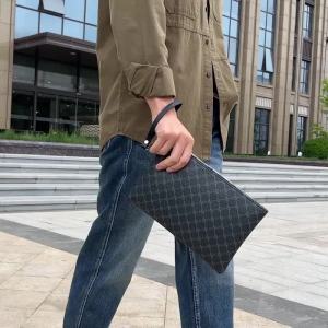 Handbag New Large Capacity Envelope Clutch Briefcase Mens Business 2024 Wallet Casual Fashion Bag Hands