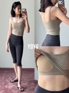 YOYO | Padded Yoga Fitness Vest Womens Summer New Pilates Training Top