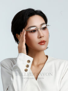 BULLE DE SAVON | Gọng Kính Bán Vòng Titanium Nhẹ