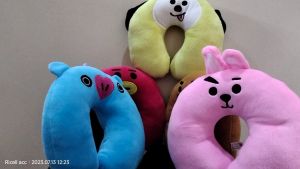 Bantal Leher BT21 Bahan Halus & Tebal