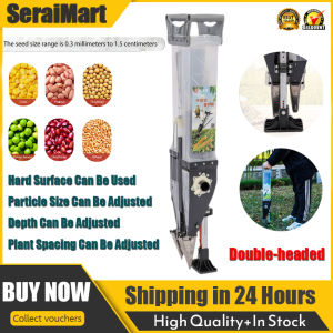 🚚 Local Delivery🚚Multi-Crop Se-ed And Fertilizer Planter - Precision Corn Soybean & Peanut Se-eder With Fertilizer Attachment Adjustable Depth Heavy-Duty Steel Construction