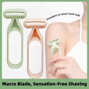 213-Anti-Slip Manual Razor - For Women (Underarm/Pubic Hair Trimming Leg Hair Removal) & Men