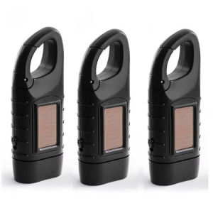 Outdoor LED Hand Pressing Dynamo Solar Crank Power Flashlight Torch Light Hand Press Crank Camping Lamp Light for Outdoor Home