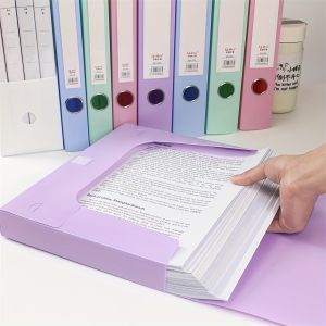 Hộp Đựng Tài Liệu A4 Morandi Hộp Đựng Giấy Bằng Nhựa Dùng Để Sắp Xếp Chứng Từ Kế Toán Sơ Yếu Lý Lịch Hồ Sơ Nhân Sự