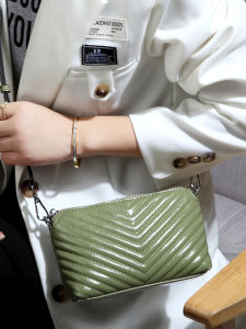 SIFULUN | Stylish Checkered Leather Womens Crossbody Bag Large Capacity