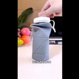 600ML Foldable Silicone Water Bottle: A Portable & Leak-proof Solution