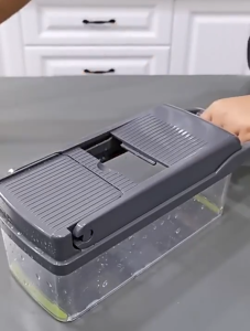 16-in-1 Vegetable Cutter Multi-Functional Food Chopper Potatoes Eggplants Cucumbers Vegetables Chopper Dicer Grater  Kitchen Cleaning CNY Gift Present