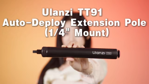 Ulanzi TT91 166cm Auto-Open Extension Pole Tripod Selfie Stick for GoPro Insta360 DJI 360 Action Camera