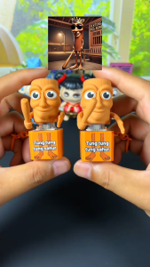 light.Mobile พวงกุญแจ Sahur พวงกุญแจมีเสียงTung Tung มีไฟส่องสว่าง พวงกุญแจ 3D ห้อยกระเป๋า gorgeous.house