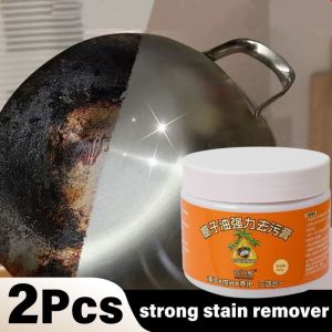 Yespery 2 cái dầu dừa mạnh mẽ chất tẩy vết bẩn hộ gia đình chất tẩy rửa đa chức năng đáy nồi nhà bếp loại bỏ rỉ sét descaling dụng cụ đánh bóng