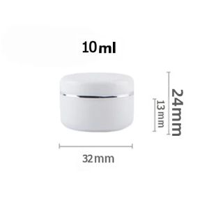10 Cái Hộp Đựng Mỹ Phẩm Bằng Nhựa Rỗng Chai Có Thể Đổ Lại 10G-250G Kích Thước Du Lịch Hũ Kem Dưỡng Da Mặt Dùng Cho Trang Điểm Và Chăm Sóc Da