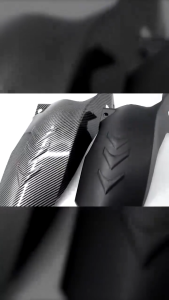 Honda Click 125i 150i Rear Fender Mud Guard V1-V4 | Carbon Finish Upgrade | Anti-Splash Durable Material Quick Installation
