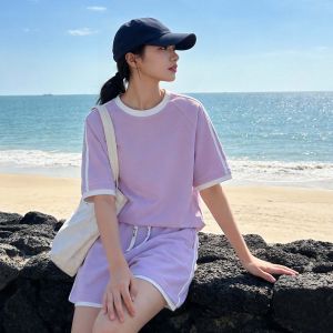 BALENO | Black Loose Outdoor Womens Outfit Set