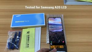 TFT Replacement LCD With Frame For Samsung Galaxy A20 A205 LCD Touch Screen Digitizer Assembly Display Accessorise Parts