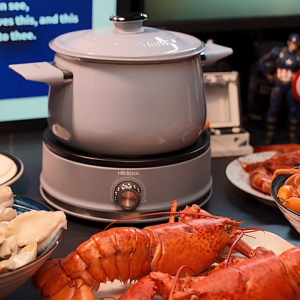 HILDMAC Multifunctional Cooking Electric Hot Pot Household Uncoated bb Congee 304 Split Electric Cooking Pan Fryer