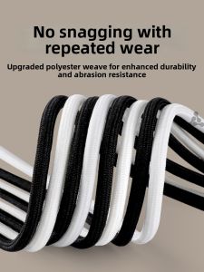ZHIHAOEN | Loafer Laces Non-Slip Pill-Resistant Elastic Round Ropes