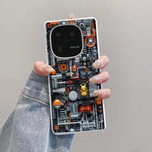 Hard Style Half Cover Cooling Mobile Phone Case for IQOO13/iqoo12pro/iqoo11s Cartoon Pattern Mens Protective Shell Bumper