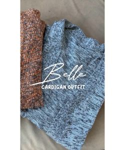 Gaudy - Belle Twist Cardigan Oversize Jumbo Wanita Bahan Knit Tebal Outer Rajut Korean Style