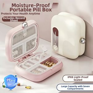 NAIFUNA | Portable and Airtight Small Pill Organizer 7 Day