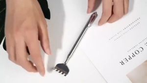Back Massage Tools: Stainless Steel Telescopic Scratcher & Anti-Itch Claw