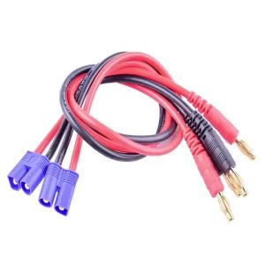 2 Gói EC3 Đến 4mm Banana Nam Cắm Cáp 11.8 Inch 14AWG Cổng Kết Nối Viên Đạn Adapter Cho Đầu Cắm Nam Cổng Kết Nối