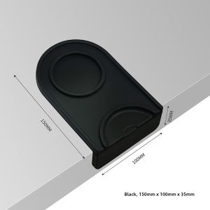 Non-Slip Silicone Coffee Powder Compactor Pad Flat Barista Machine Mat Espresso Handle Pad Grinding Tool Mat Kitchen Accessory