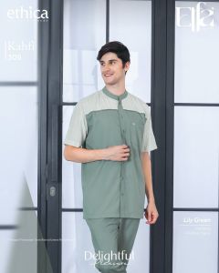NEW ARRIVAL 2024 SARIMBIT ETHICA Elfa 303 Lily Green #Baju Gamis Koko Remaja Dewasa Busui Kualitas Premium Branded #Couple Lebaran #Raya ied #fitri #Terbaru #COD