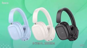 Hoco W51 หูฟังบลูทูธครอบหู Headphones Bluetooth headset BT V5.3 ใช้ได้ต่อเนื่อง46ชม. (แท้100%)