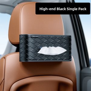 FLAME LIGHT | Back Mount Leather Car Tissue Box