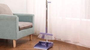 Magnetic Broom and Dustpan Set  Foldable  Broom Set Household Cleaning Tools
