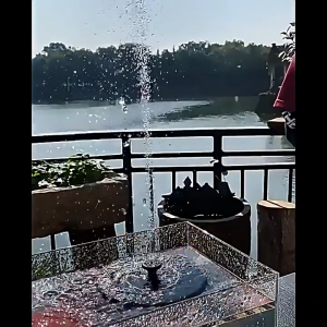 PROMO CRAZY SALE T-Nice Air Mancur Kolam Tenaga Surya / Pompa Air Ikan Solar Panel Surya Mini Taman Otomatis - MULKI PENGUASEEE SEGALEE !!