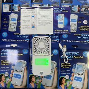 Cross-Border ใหม่แบบพกพาแขวนคอแบบพกพาพัดลม USB เงียบมือถือแบตเตอรี่แห้งพัดลมมือถือขนาดเล็ก