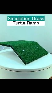 Aquarium Turtle Platform Reptile Resting Moss Island Float Decoration Terraces Grass Ramp