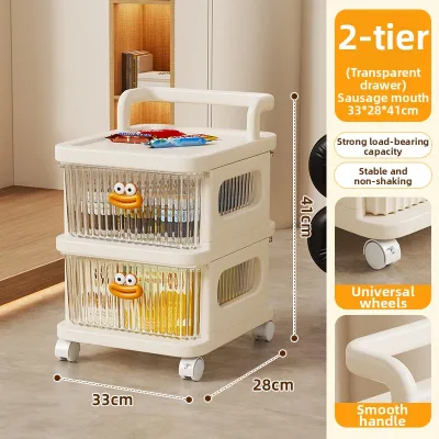 Evesigar | Multi-functional Drawer Style Moveable Storage Rack