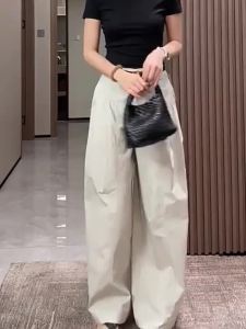 MANMI | Quần Âu Cao Waist Wide Leg Thoáng Rộng