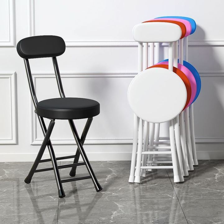 Folding Chair Kerusi Lipat Solat Backrest With Cushion Modern Simple ...