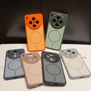 ForMagsafe Original Frosted PC Magnetic Phone Case For VIVO X300 Pro Heat Dissipation Wireless Charge NonSlip Full Bumper Cover