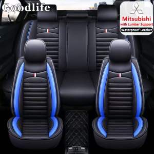Mitsubishi mirage Xpander Montero Strada Lancer Pajero Eclipse Evo Asx Triton Leather Car seat cover set full car five-seater fully surrounded seat protector Mitsubishi interior accessories