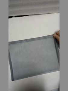 แฟ้มกระเป๋าตาข่ายไนลอน ขนาด A4 สีขาว ดำ เทา เนื้อวัสดุเนื้อนุ่ม ยืดหยุ่นดี เหมาะสำหรับอบรม สัมมนา จัดเก็บเอกสาร  อุปกรณ์ต่างๆ